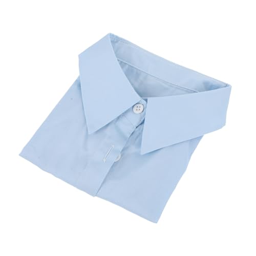 Angoily Abnehmbarer Damen Fake Kragen Halbes Hemd Baumwolle Blau Waschbar Langlebig Vielseitig Kombinierbar für Pullover und Blusen Modischer Dekorativer Blusenkragen für Jahreszeiten Angoily Abnehmbarer Damen Fake Kragen Halbes Hemd Baumwolle Blau Waschbar Langlebig Vielseitig Kombinierbar für Pullover und Blusen Modischer Dekorativer Blusenkragen für Jahreszeiten von Angoily