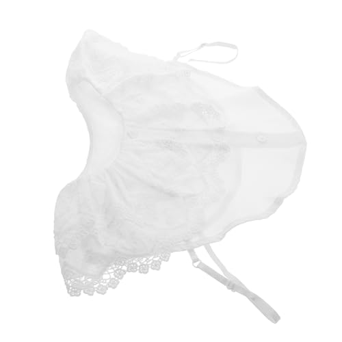 Angoily Abnehmbarer Damen Fake Kragen Spitzenbluse Krageneinsatz Modisches Dekoratives Accessoire für Vielseitige Outfits und Einfaches Styling von Angoily
