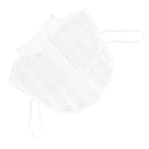 Angoily Abnehmbarer Damen Fake Kragen Weiß Eleganter Blusenkragen Einsatz Atmungsaktiv Leichter Falscher Hemdkragen für Kostüm und Alltag Bequem und Vielseitig Kombinierbar von Angoily