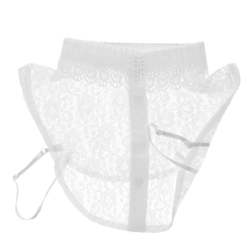 Angoily Abnehmbarer Spitzen fake kragen Damen Dekorativer Blusenkragen mit Weichem Material Modischer und Bequemer Falscher Kragen für Vielseitige Styling optionen Geeignet für Blusen und von Angoily