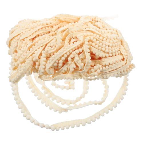 Angoily Accessoires Aus Spitze Fransenbänder Dekorative Nähgarnitur Mini-pompoms-besatzband Mini-pom-pom-besatzball Fransenband Nähen Fransen Für Kleidung Kugelfransenband Polyester Beige Angoily Accessoires Aus Spitze Fransenbänder Dekorative Nähgarnitur Mini-pompoms-besatzband Mini-pom-pom-besatzball Fransenband Nähen Fransen Für Kleidung Kugelfransenband Polyester Beige von Angoily