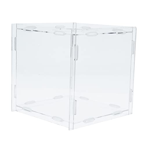 Angoily Acryl Gewinnspielbox Transparent für Partys Abnehmbar für Tickets und Bargeld Langlebig und Sicher von Angoily