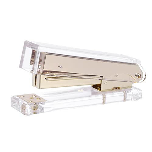 Angoily Acryl Gold Hefter Büro Zubehör im Modernen Design für Zuhause Büro und Schule Langlebig Rutschfesten Füßen Angoily Acryl Gold Hefter Büro Zubehör im Modernen Design für Zuhause Büro und Schule Langlebig Rutschfesten Füßen von Angoily