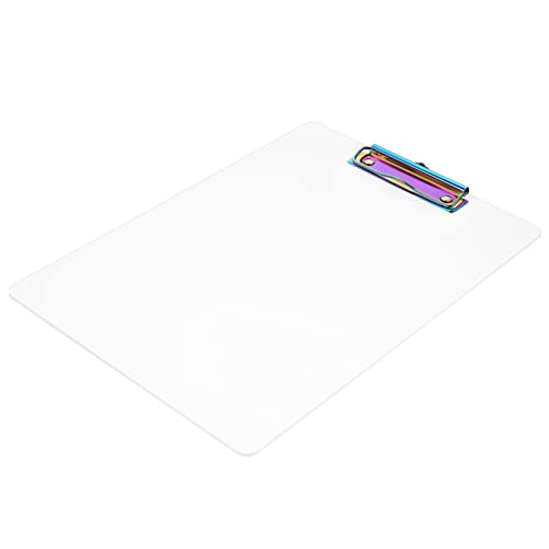 Angoily Acryl Klemmbrett Transparent Schreibblock mit Metallclip Praktische Datei Organizer für Lehrer Studenten und Büroangestellte Stabil und Flexibel für Unterwegs Angoily Acryl Klemmbrett Transparent Schreibblock mit Metallclip Praktische Datei Organizer für Lehrer Studenten und Büroangestellte Stabil und Flexibel für Unterwegs von Angoily