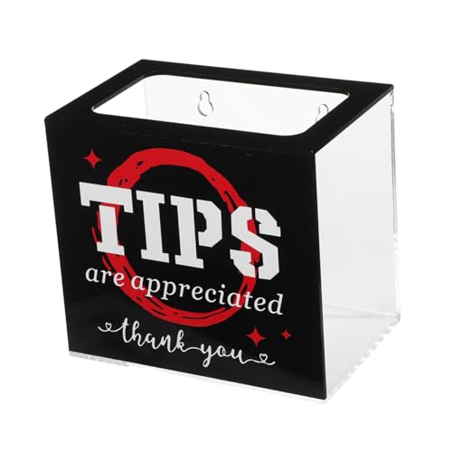 Angoily Acryl Spendenbox mit Schlitz Transparenter Trinkgeldbehälter aus Robustem Acryl für Barkeeper Restaurant Multifunktionale Trinkgeld Vorschlagsbox für Gewinnspiele und Angoily Acryl Spendenbox mit Schlitz Transparenter Trinkgeldbehälter aus Robustem Acryl für Barkeeper Restaurant Multifunktionale Trinkgeld Vorschlagsbox für Gewinnspiele und von Angoily