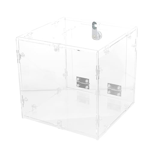 Angoily Acryl Wahlurne mit Schloss Vorschlagsbox für Spenden und Gewinnspiele Durchsichtige Acrylbox für Tickets und Stimmzettel Abschließbar und Sicher Angoily Acryl Wahlurne mit Schloss Vorschlagsbox für Spenden und Gewinnspiele Durchsichtige Acrylbox für Tickets und Stimmzettel Abschließbar und Sicher von Angoily