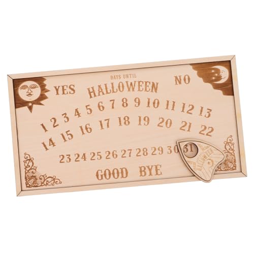 Angoily Adventskalender für Mädchen Halloween-Countdown-Holzornamente Adventskalender schminken Halloween-Ornamentkalender aus Holz Weihnachts-Countdown für Angoily Adventskalender für Mädchen Halloween-Countdown-Holzornamente Adventskalender schminken Halloween-Ornamentkalender aus Holz Weihnachts-Countdown für von Angoily