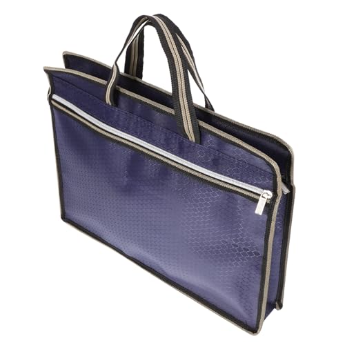 Angoily Aktenhalter schlank für Männer Taschen Reißverschlusstasche Beutel klein Dokumententasche aus Oxford-Stoff Dateiorganisator Büro-Canvas-Ordner Empfangsbehälter Aluminiumlegierung Angoily Aktenhalter schlank für Männer Taschen Reißverschlusstasche Beutel klein Dokumententasche aus Oxford-Stoff Dateiorganisator Büro-Canvas-Ordner Empfangsbehälter Aluminiumlegierung von Angoily