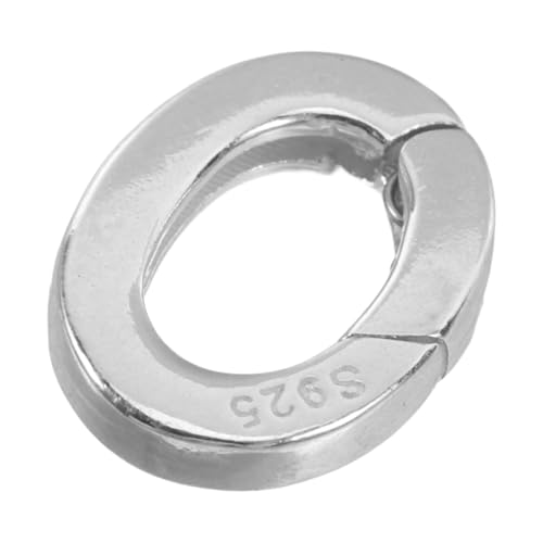 Angoily Armband Halskette Schmuck Schnalle Halskette Clip Anhänger Verschluss Halskette Verschluss Karabiner Halskette Karabinerverschluss Halskette Verkürzer Clip Oval Schlüsselanhänger Angoily Armband Halskette Schmuck Schnalle Halskette Clip Anhänger Verschluss Halskette Verschluss Karabiner Halskette Karabinerverschluss Halskette Verkürzer Clip Oval Schlüsselanhänger von Angoily