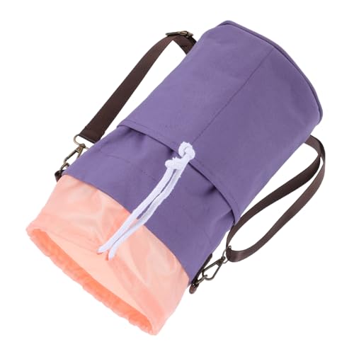 Angoily Aufbewahrungstasche Für Strickwerkzeuge Gehäkelte Organisatoren Und Aufbewahrung Häkchen -hakenfall Strickzubehör Garnhalter Zum Häkeln Häkelbedarf Und Zubehör Violett Segeltuch von Angoily