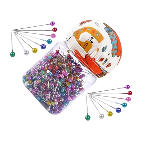 Angoily Ballkopf stecknadeln mit Nadelkissen und Aufbewahrungsflasche Präzise Positionierungsnadeln für Schmuckherstellung Vielseitig für Schneiderei Basteln und DIY projekte Geeignet für Angoily Ballkopf stecknadeln mit Nadelkissen und Aufbewahrungsflasche Präzise Positionierungsnadeln für Schmuckherstellung Vielseitig für Schneiderei Basteln und DIY projekte Geeignet für von Angoily