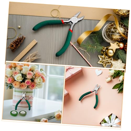 Angoily Bastelset mit Grünem Klebeband Blumenstieldraht Drahtschneider und Stecknadel für DIY Blumensträuße Vielseitiges Floristenwerkzeug für Professionelle Blumenarrangements von Angoily