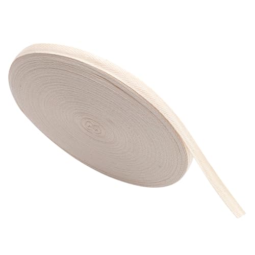 Angoily Baumwollband Rolle Breit Garment Ribbon für Kleidung Nähen Basteln Diy Geschenkband Hochwertiges Schrägband für Bekleidungsprojekte und Handarbeiten von Angoily