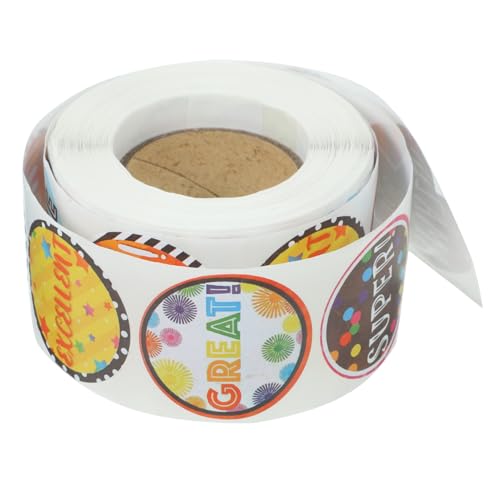 Angoily Belohnungssticker für Rund Selbstklebend Motivationsaufkleber für Schule Klassenzimmer und Geschenke zur Kindererziehung und Verhaltensförderung Angoily Belohnungssticker für Rund Selbstklebend Motivationsaufkleber für Schule Klassenzimmer und Geschenke zur Kindererziehung und Verhaltensförderung von Angoily