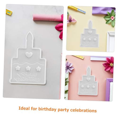Angoily Birthday Cake Dekorationsform Silikonform für Epoxidharz Kuchen Dekoform für Seife Kerzen Bastelprojekte Wiederverwendbar Leicht zu Reinigen und Einfach zu Entformen Angoily Birthday Cake Dekorationsform Silikonform für Epoxidharz Kuchen Dekoform für Seife Kerzen Bastelprojekte Wiederverwendbar Leicht zu Reinigen und Einfach zu Entformen von Angoily