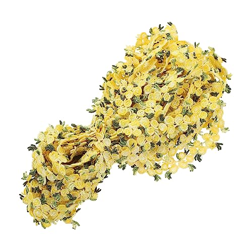 Angoily Blumenband Stickerei Spitze DIY Hochzeit Dekoration für Party und Bastelarbeiten Yards Verschneidbar Strapazierfähig für Vielfältige Anwendungen von Angoily