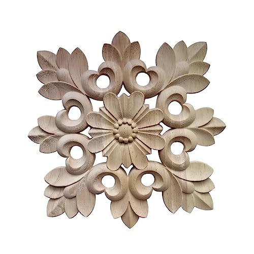 Angoily Blumenförmige Holzschnitzstücke Holzverzierungen für Diy Projekte Moderne Wohnzimmer Dekorationen und Partys Hergestellt Hochwertigem Holzmaterial Angoily Blumenförmige Holzschnitzstücke Holzverzierungen für Diy Projekte Moderne Wohnzimmer Dekorationen und Partys Hergestellt Hochwertigem Holzmaterial von Angoily