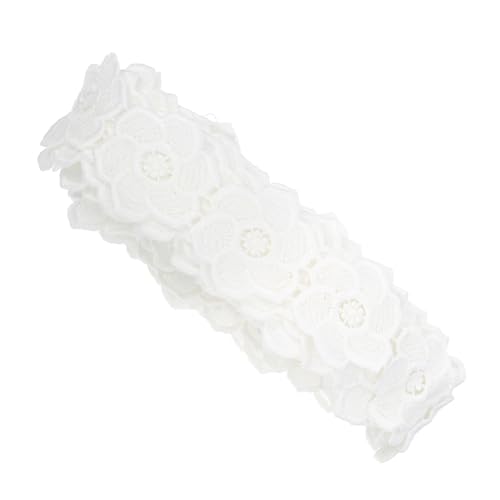 Angoily Blumenförmiges Besticktes Spitzenband für Hochzeitskleider Yards zur Dekoration von Kleidung Handarbeiten und Accessoires Vielseitig Einsetzbar für Persönliche und Professionelle von Angoily