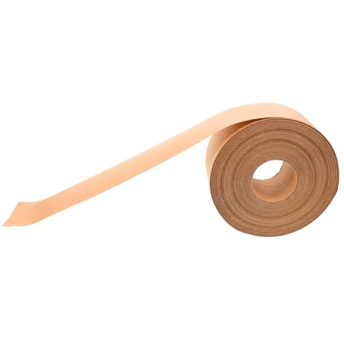 Angoily Braunes Kraftpapier Klebeband Stark Haftendes Beschreibbares Wasserfestes Verpackungsband Umweltfreundlich und Hitzebeständig für Versand Kartons und Verpackung von Angoily