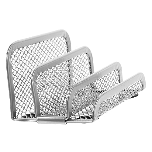 Angoily Briefgitter Aktenständer Heimregal Zeitschriftenhalter Haushaltsbuchständer Buch Organizer Stapelbares Fach Desktop Aufbewahrungs Organizer Buch Organizer Vertikale von Angoily