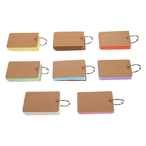 Angoily Bücher Diy Flashkarten mit Binder Ringen Leere Karteikarten Farben Praktische Schreibkarten für Vokabeln und Notizen Büromaterial für Schule und Alltag Angoily Bücher Diy Flashkarten mit Binder Ringen Leere Karteikarten Farben Praktische Schreibkarten für Vokabeln und Notizen Büromaterial für Schule und Alltag von Angoily