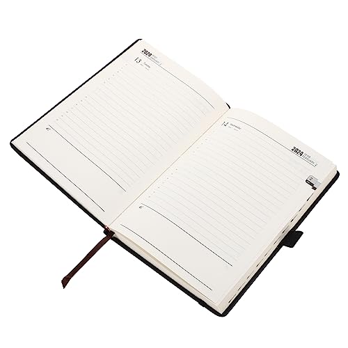 Angoily Büro Notizbuch mit Stiftfach Tagesplaner Notizblock für Persönliche Planung Einfaches und Design Jahreszeitplaner Notizbuch für Büro und Zuhause Angoily Büro Notizbuch mit Stiftfach Tagesplaner Notizblock für Persönliche Planung Einfaches und Design Jahreszeitplaner Notizbuch für Büro und Zuhause von Angoily