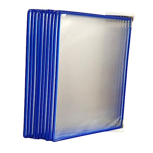 Angoily Bürodatei Organizer Wandhängendes Dokumentenablagesystem für Unterlagen Seitiger Blauer Wandhalter für Zuhause Büro Effizienten Organisation von Angoily