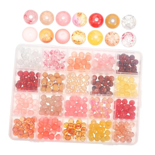 Angoily Bunte Glasperlen mit Großen Löchern Runde Schmuckperlen für Schmuckherstellung Diy-armband Halskette Zubehör Polierte Oberfläche Langlebig Handwerkliche Bastelcharms Angoily Bunte Glasperlen mit Großen Löchern Runde Schmuckperlen für Schmuckherstellung Diy-armband Halskette Zubehör Polierte Oberfläche Langlebig Handwerkliche Bastelcharms von Angoily