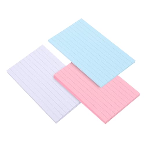 Angoily Bunte Haftnotizen Liniert Selbstklebende Notizblöcke für Schule Büro und Zuhause Praktische und Dekorative Notizpads mit Starkem Kleber und Beidseitig Beschreibbar für Wichtige Angoily Bunte Haftnotizen Liniert Selbstklebende Notizblöcke für Schule Büro und Zuhause Praktische und Dekorative Notizpads mit Starkem Kleber und Beidseitig Beschreibbar für Wichtige von Angoily
