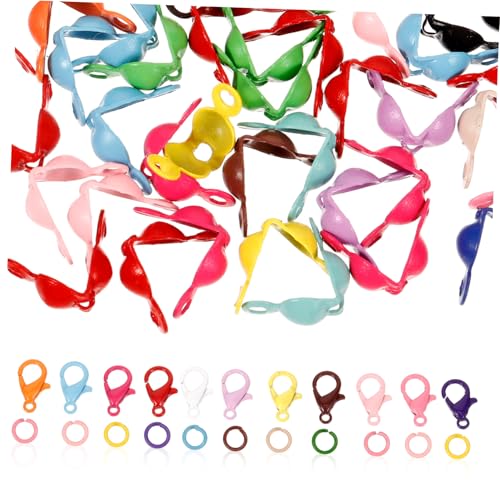Angoily Bunte Lobster Verschlüsse DIY Schmuck Verschluss Karabiner mit Geschlossenen Ringen für Halsketten Armbänder Basteln Zubehör Robust und Vielseitig für Schmuckherstellung Angoily Bunte Lobster Verschlüsse DIY Schmuck Verschluss Karabiner mit Geschlossenen Ringen für Halsketten Armbänder Basteln Zubehör Robust und Vielseitig für Schmuckherstellung von Angoily