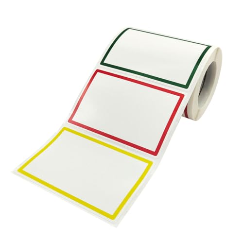 Angoily Bunte Selbstklebende Namensetiketten Blanko Aufkleber DIY Klassifizierungsaufkleber zum Beschriften für Schule Büro Zuhause Portable Leichte Sticker Angoily Bunte Selbstklebende Namensetiketten Blanko Aufkleber DIY Klassifizierungsaufkleber zum Beschriften für Schule Büro Zuhause Portable Leichte Sticker von Angoily