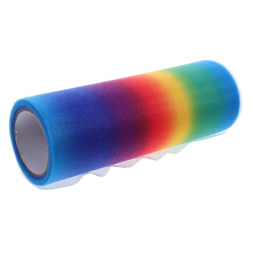 Angoily Bunter Stoffrock Farbverlaufstüllstoff Farbverlaufstüll Partydekor Tülldekoration Netzband Bastelbandspulen Partytüllzubehör Nähen Von Tüllbändern Angoily Bunter Stoffrock Farbverlaufstüllstoff Farbverlaufstüll Partydekor Tülldekoration Netzband Bastelbandspulen Partytüllzubehör Nähen Von Tüllbändern von Angoily