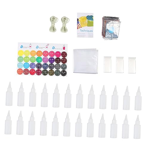Angoily Buntes Färbepulver Set für Diy Batikprojekte Farben Sicher und Langlebig für Partys Veranstaltungen und Kreative Stoffgestaltung von Angoily