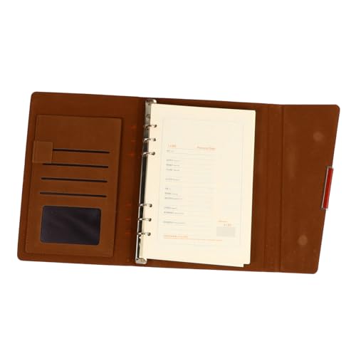 Angoily Business Notizbuch Pu leder Nachfüllbares Schreib notizheft Fach Faltung Leichtes Notizbuch für Studenten und Büro Praktisches Tagesplaner Notizheft Braun Angoily Business Notizbuch Pu leder Nachfüllbares Schreib notizheft Fach Faltung Leichtes Notizbuch für Studenten und Büro Praktisches Tagesplaner Notizheft Braun von Angoily