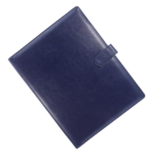 Angoily Business Padfolio PU Ordner mit Klemmbrett und Kartenfächern Leichter Dokumenten organizer für Bewerbung und Büro Multifunktionale Schreibmappe für Mobiles Arbeiten Blau Angoily Business Padfolio PU Ordner mit Klemmbrett und Kartenfächern Leichter Dokumenten organizer für Bewerbung und Büro Multifunktionale Schreibmappe für Mobiles Arbeiten Blau von Angoily
