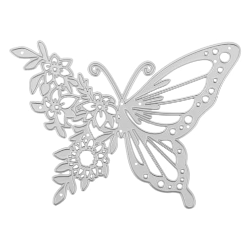 Angoily Carbonstahl Stanzformen Schmetterling Präzisionsschneider für Scrapbooking Kartengestaltung Metall Stanzschablonen Langlebig Vielseitig für DIY Papierbasteln von Angoily