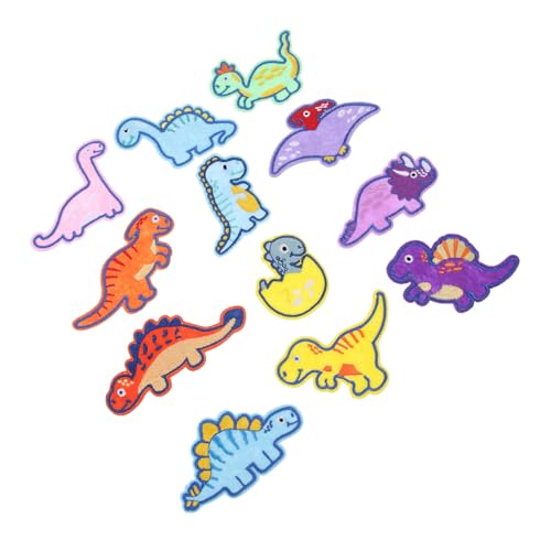 Angoily Cartoon Dinosaurier -Stoffaufkleber Kleidungsflicken Jungs Flecken dekorative Patches bestickt Reparaturflicken für Kleidung Dekorative Stoff Patch Aufnäher für Rucksäcke Polyester Angoily Cartoon Dinosaurier -Stoffaufkleber Kleidungsflicken Jungs Flecken dekorative Patches bestickt Reparaturflicken für Kleidung Dekorative Stoff Patch Aufnäher für Rucksäcke Polyester von Angoily