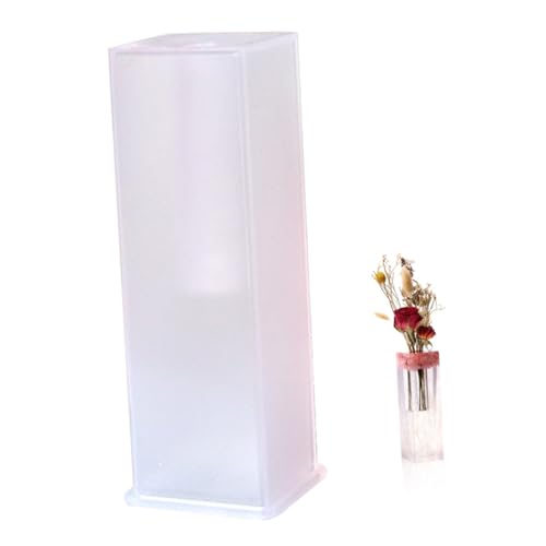 Angoily Cuboid Vase Gießform für DIY Blumenvasen Glatte Silikonform mit Ständer Vielseitig für Zuhause und Desktop Organisation Einfach zu Reinigen Angoily Cuboid Vase Gießform für DIY Blumenvasen Glatte Silikonform mit Ständer Vielseitig für Zuhause und Desktop Organisation Einfach zu Reinigen von Angoily