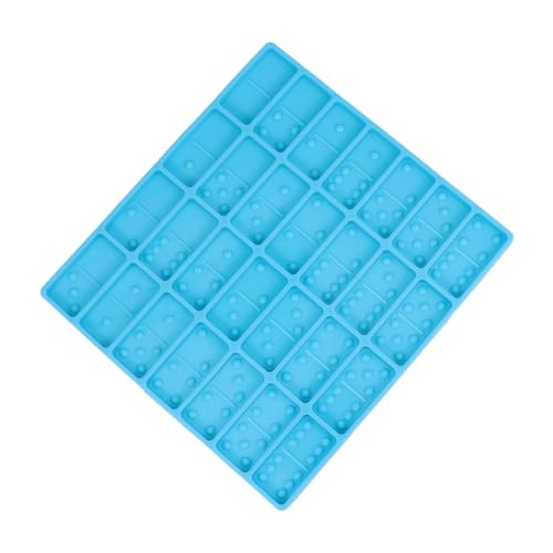 Angoily DIY Domino Silikonform für Epoxidharz Dickes Langlebiges Material Leicht zu Reinigen für Kreative Handarbeiten und Selbstgemachte Kristall dekorationen für Bastelfreunde von Angoily