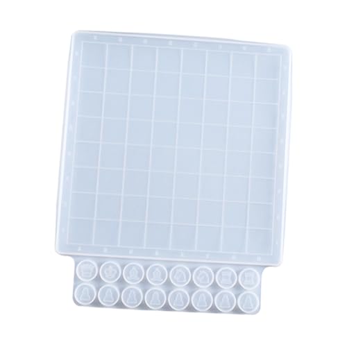 Angoily DIY Epoxidharz Schachfigur Silikonform Hochflexibel Korrosionsbeständig Für Originelles Basteln Familien schachspiel Geschenkidee von Angoily