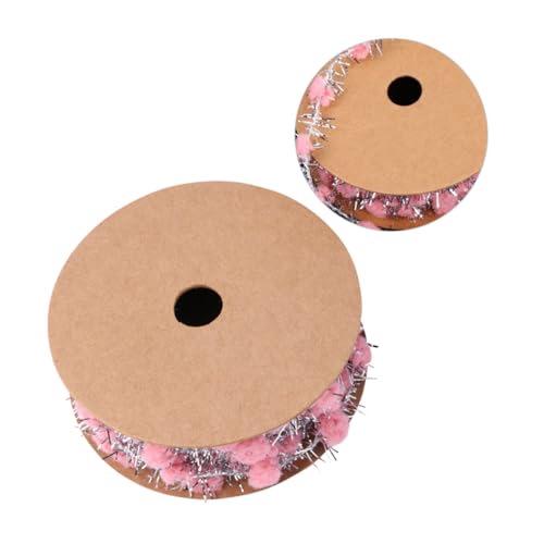 Angoily DIY Geschenkband mit Draht Flauschige Bälle Party und Geschenkverpackung Weihnachtsbaum Dekoband Gold und Silberglitzer Angoily DIY Geschenkband mit Draht Flauschige Bälle Party und Geschenkverpackung Weihnachtsbaum Dekoband Gold und Silberglitzer von Angoily