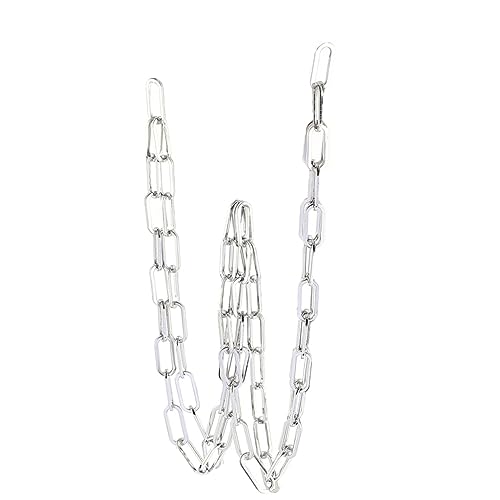 Angoily DIY Lange Kettenkette Interlock Link Chain für Halskette Damen und Taschen Umwandlung Robust und Vielseitig für Schmuckherstellung von Angoily