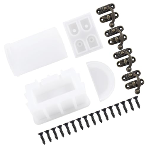 Angoily DIY Silikonform Schatztruhe Aufbewahrungsbox Gießform Spiegelglatte Epoxidharz Form für Schmuck und Bastelprojekte Leicht Tragbar Kompaktes Angoily DIY Silikonform Schatztruhe Aufbewahrungsbox Gießform Spiegelglatte Epoxidharz Form für Schmuck und Bastelprojekte Leicht Tragbar Kompaktes von Angoily