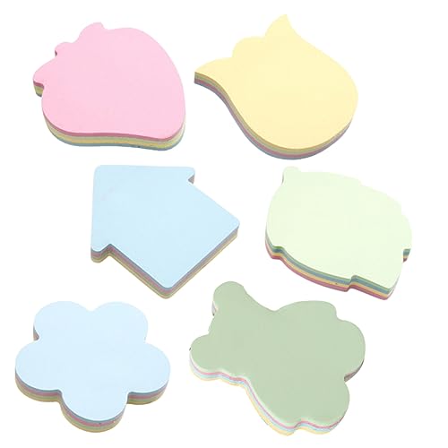 Angoily Decorative Haftnotizen Notizblöcke mit Bunten Designs Vase Bär Praktische und Büroaccessoires für Notizen und Erinnerungen von Angoily