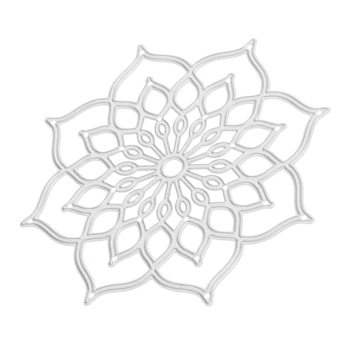 Angoily Dekorative Messerform Schneiden Scrapbook-vorlagenschablone Für Prägeschablonen Herstellung Prägung Scrapbooking-stanzformen Papier Karte Kohlenstoffstahl Silver von Angoily