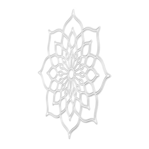 Angoily Dekorative Messerform für Prägeschablonen Schneidwerkzeug Scrapbook-Vorlagenschablone Metall-Stanzformen Blume Schablonenkartenherstellung Kohlenstoffstahl Silver Angoily Dekorative Messerform für Prägeschablonen Schneidwerkzeug Scrapbook-Vorlagenschablone Metall-Stanzformen Blume Schablonenkartenherstellung Kohlenstoffstahl Silver von Angoily