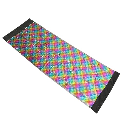 Angoily Dekorativer Pailletten-flip Paillettenmaterial Paillettengewebe Pailletten-flip-stoff Diy Glitzerstoff Paillettenstoff Zum Selbermachen Flip-glitzerstoff Polyester Angoily Dekorativer Pailletten-flip Paillettenmaterial Paillettengewebe Pailletten-flip-stoff Diy Glitzerstoff Paillettenstoff Zum Selbermachen Flip-glitzerstoff Polyester von Angoily