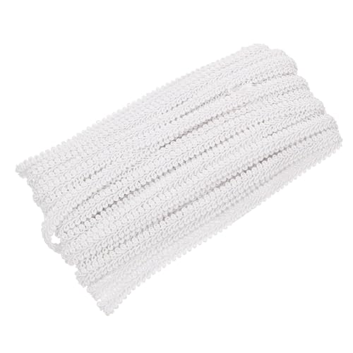 Angoily Dekorativer Wellenfransen Vorhangbesatz Yards Weiß für Diy Nähtipps für Vorhänge Kissen und Handwerksprojekte Eleganter und Stilvoller für Ihr Zuhause von Angoily