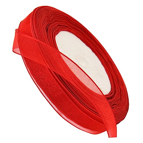 Angoily Dekoratives Satinband Chiffonband zum Verpacken Blumenstrauß Dekoration für Hochzeiten Weihnachten Feste DIY Bastelprojekte von Angoily
