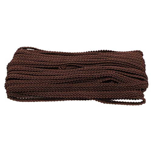 Angoily Dekoratives Zierband für Vorhänge Kleidung und Handwerk Yards Kaffee Hochwertige Spitze für Diy Projekte Einfach zu Verwenden und Vielseitig Einsetzbar von Angoily